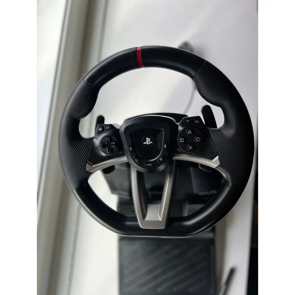 HORI Racing Wheel Apex PS4 Bundle Gran Turismo 7 Excellant Racing Simulator